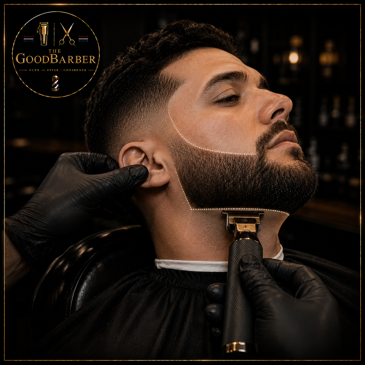 Barba (solo delineado)