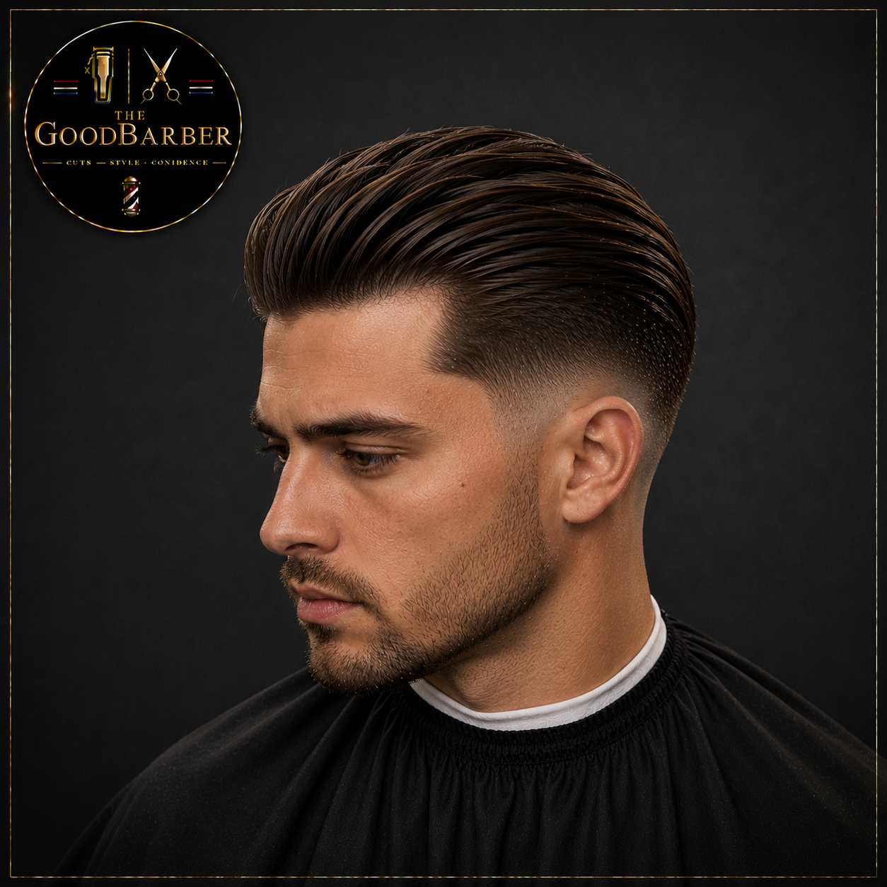 Slick back (con desvanecido)